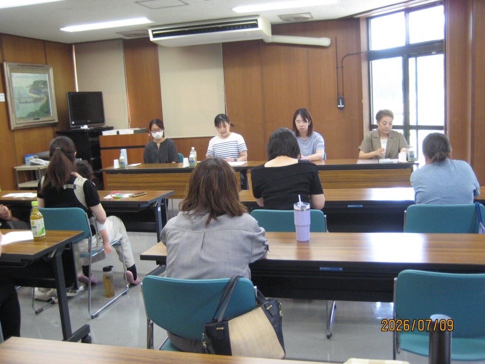 写真　先輩保護者体験談②　R8.7.9